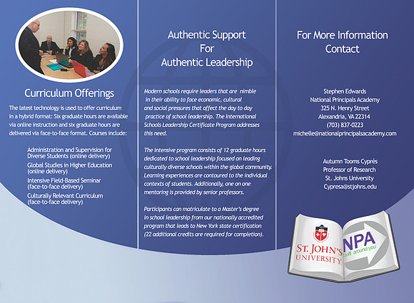 International Schools Brochure-Back