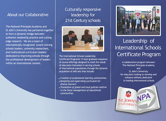 International Schools Brochure-Front